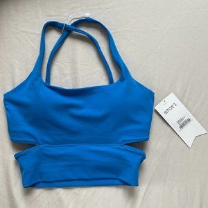 NWT Stori Opposition Long Line Bra Blue